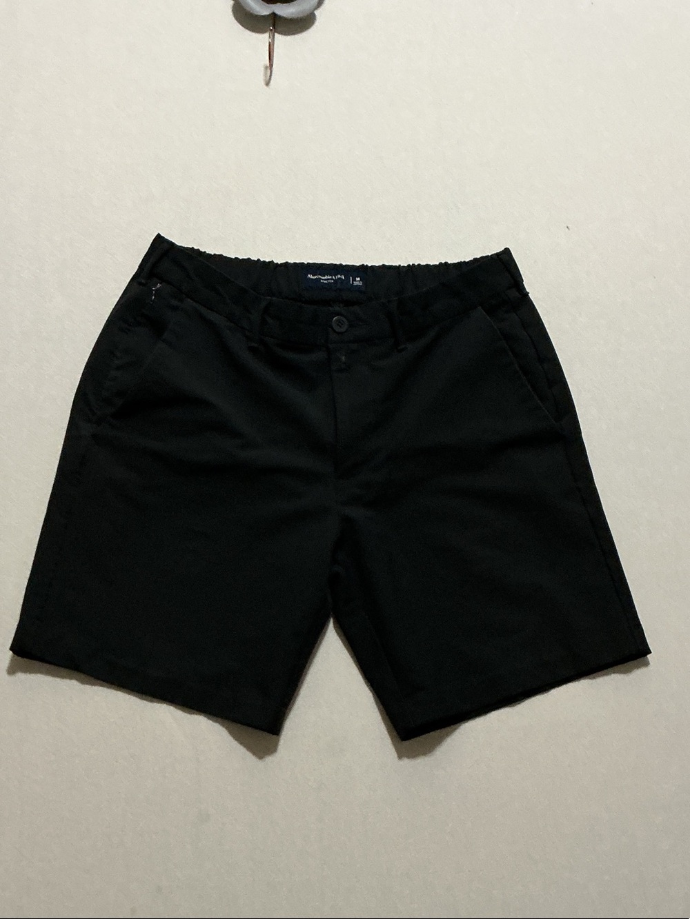 Abercrombie & Fitch Black Flat-Front Men’s Shorts